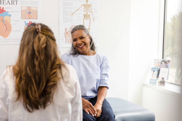 Doctor speaking with a senior patient